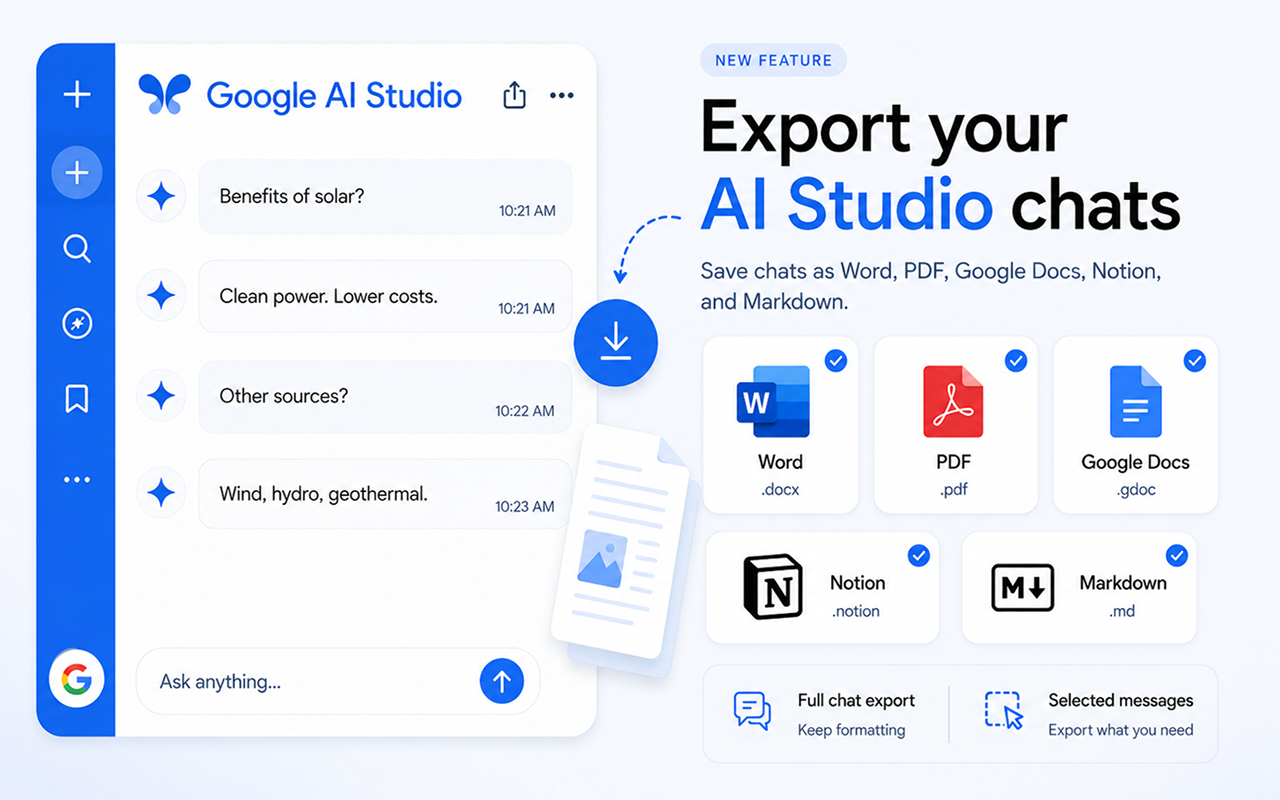 AI Studio Exporter Guide