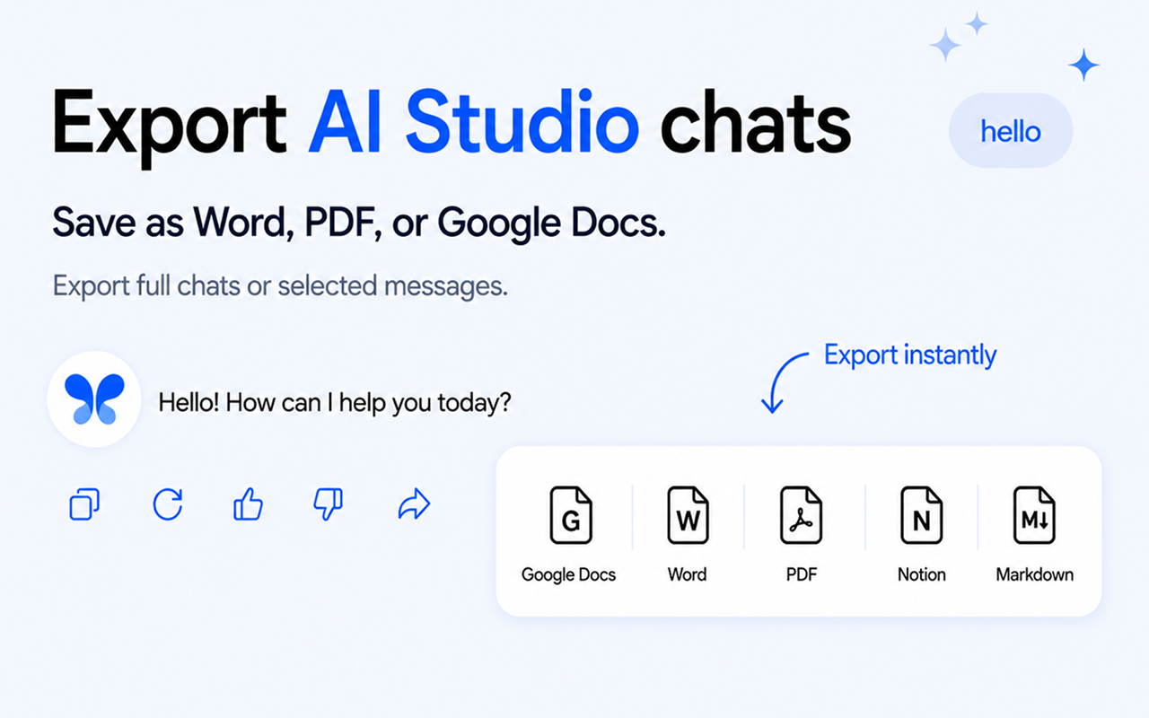 Export to Multiple Formats