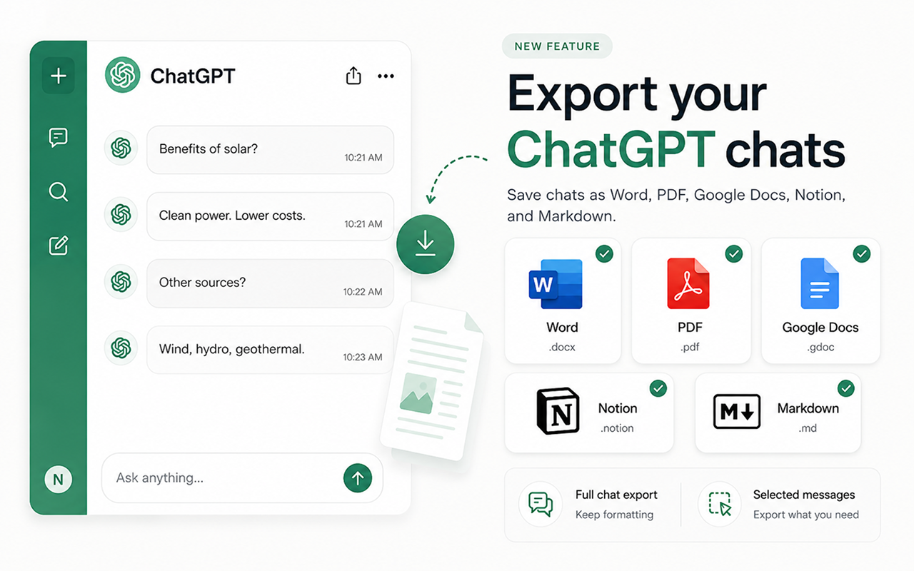 ChatGPT Exporter Guide