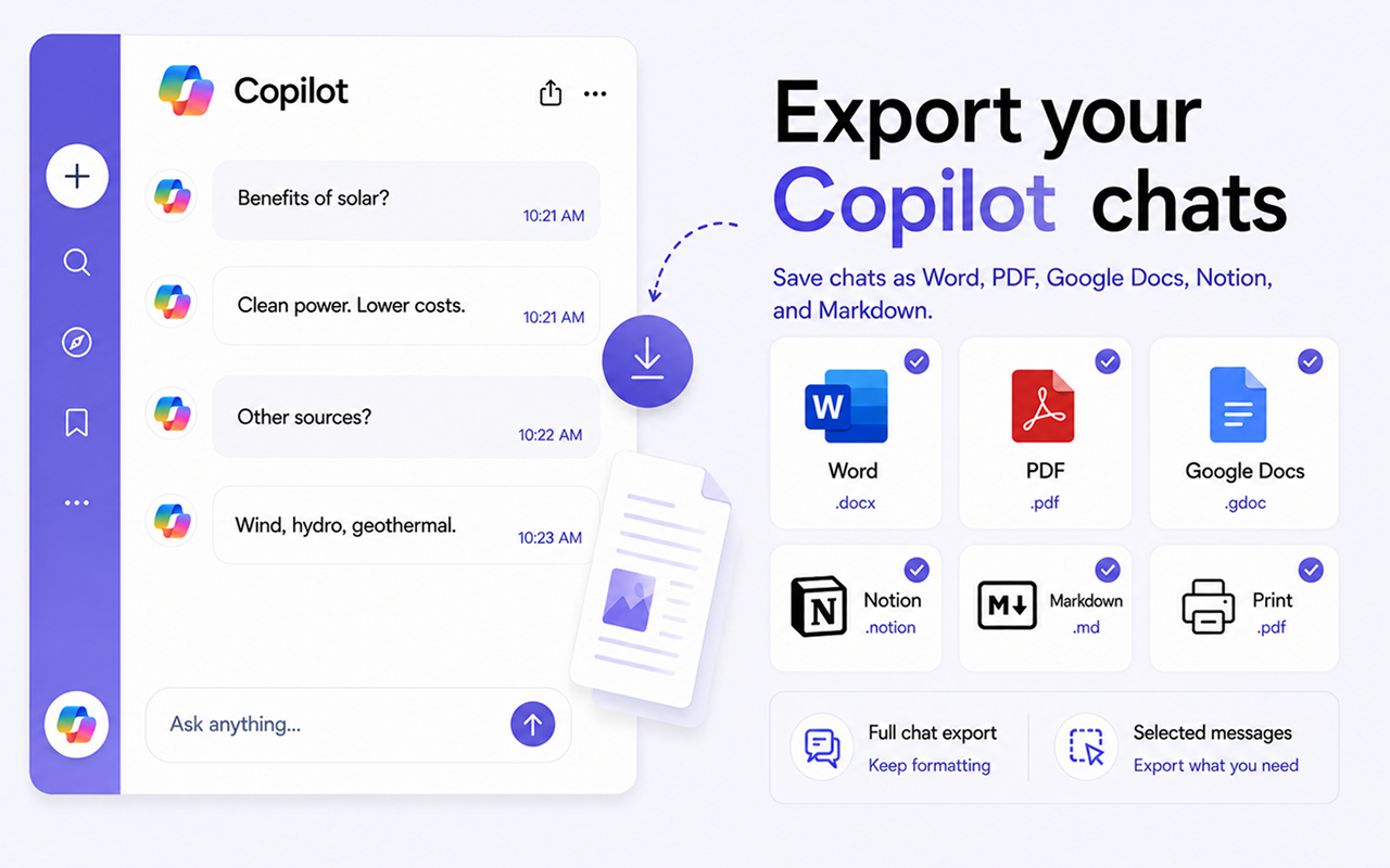 Copilot Exporter Guide