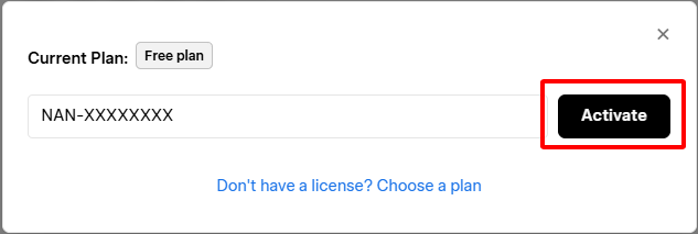 License Activated