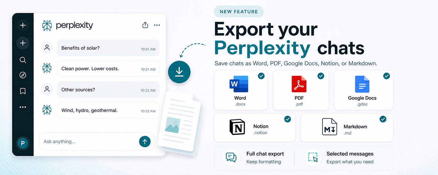 Perplexity Exporter Guide